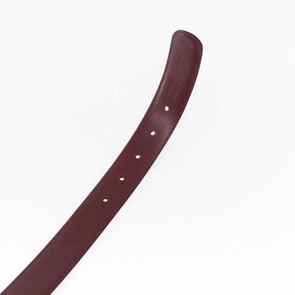 Authentic CHANEL Leather Black Gold CC Belt bst357-121825 - Picture 10 of 11